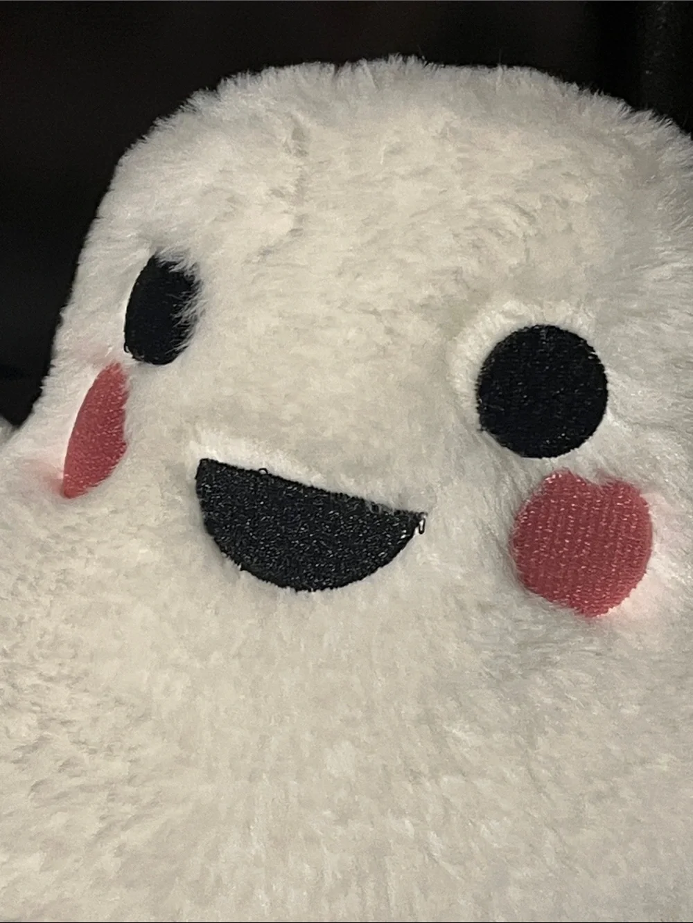 Halloween Fuzzy Ghost Plush Throw Pillow 12” NWT Celebrate Together Kohl's